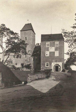Hohnstein. Burg. Inneres Burgtor