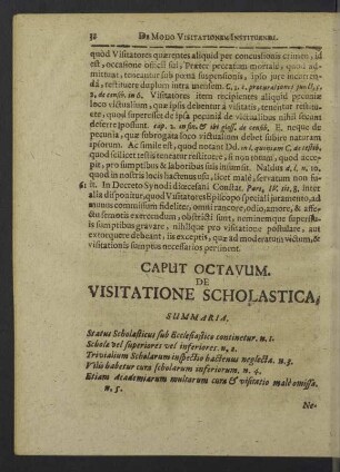 Caput octavum.