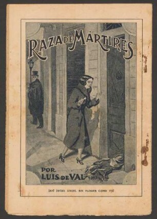¡Ah! ¡Otro ángel sin padres como yo! - [Ilustración para el anuncio de la publicación de "Raza de mártires"]