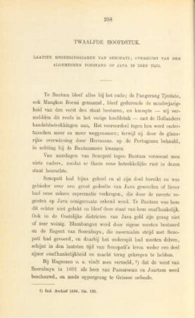 Twaalfde hoofdstuk. Laatste regeeringsjaren van Senopati ...