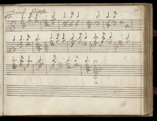 Sarabande. Gigue