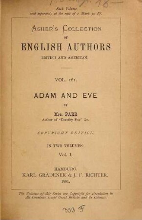 Adam and Eve, 1