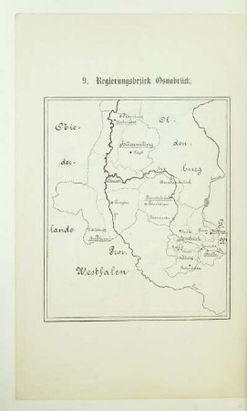 9. Regierungsbezirk Osnabrück