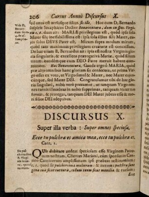 206-216, Discursus X