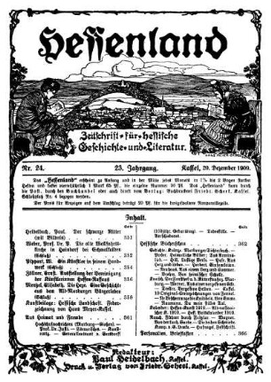 Nr. 24, 20. Dezember 1909