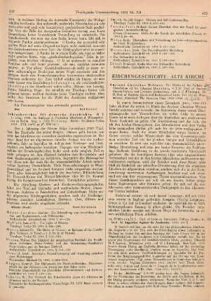 438-439 [Rezension] Augustinus, Aurelius, Against the academics