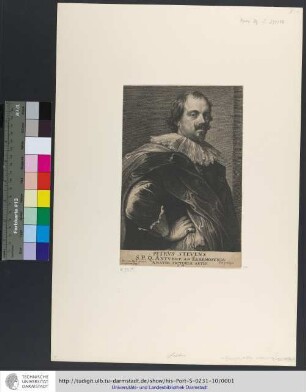 Petrvs Stevens S.P.Q. Antverp. ab Eleemosynis. Amator Pictoriæ Artis.
