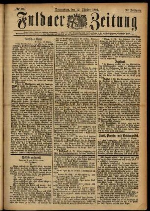 Ausgabe vom Donnerstag, den 12. Oktober 1893.