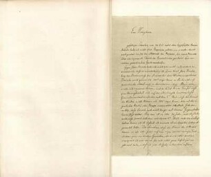 Nachbildung eines Briefes von Gauß an Taurinus vom 8.11.1824.