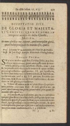 Disputatio XIIX.