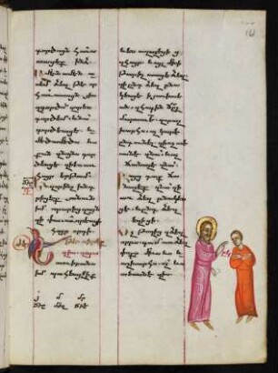 Christus mit einem Jünger