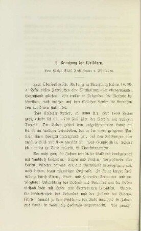 I.2. Benutzung der Waldstreu