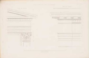 Kreisgericht, Minden: Details Portale (aus: Atlas zur Zeitschrift für Bauwesen, hrsg. v. G. Erbkam, Jg. 5, 1855)