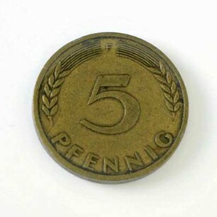 5 Pfennig Bundesrepublik Deutschland 1949