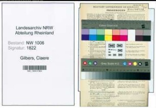 Entnazifizierung Claere Gilbers , geb. 27.11.1906 ()