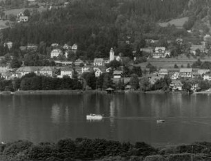 Blick auf Bodensdorf am Ossiacher See