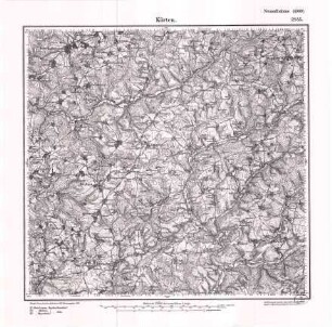 Königlich Preußische Landes-Aufnahme 1893 - 2845 Kürten Neuaufnahme (4909)