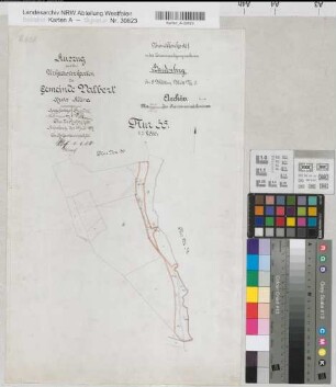Valbert (Meinerzhagen), Zusammenlegung Hardenberg, Brouillonkarte I Bl.5 Flur 35