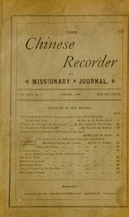 No. 1. January, 1898