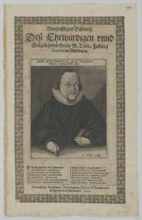 Bildnis des Tobias Fabricius