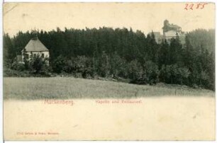 Mückenberg. Kapelle und Rest. (Mückentürmchen)