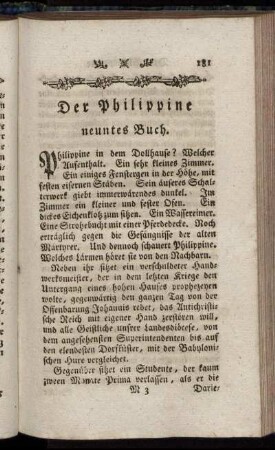 Der Philippine neuntes Buch.