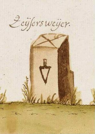 Zaisersweiher, Maulbronn, PF (Stromberger Forst, Marksteinzeichen II)