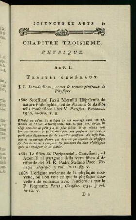 51-64, Chapitre Troisieme. Physique.