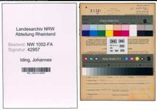 Entnazifizierung Johannes Iding, geb. 05.01.1904 (Baecker)