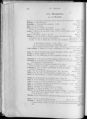 IV e. Wärmelehre.