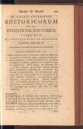 Rhetoricorum seu de Inventione Rhetorica