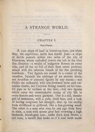 A strange world : a novel ; in two volumes, 1