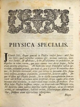 Physica Ex Recentiorum Observationibus : Accomodata Usibus Academicis, 2