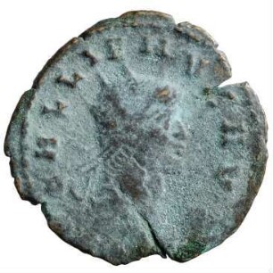 Münze, Antoninian, 260 - 268 n. Chr.