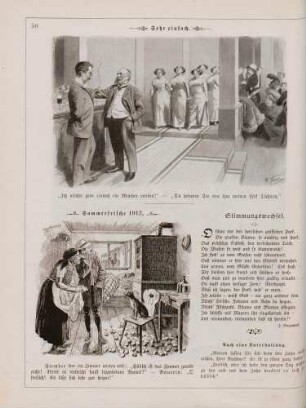 "Sehr einfach" "Sommerfrische 1913"
