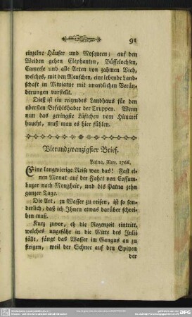 Vierundzwanzigster Brief