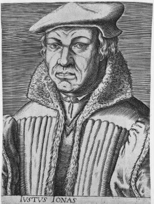 Justus Jonas der Ältere (1493-1555), Professor der Theologie in Marburg
