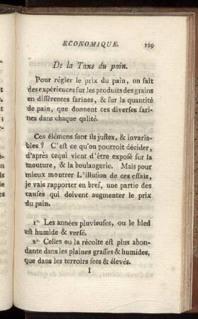 De la Taxe du pain. - Mesures & poids dont ...
