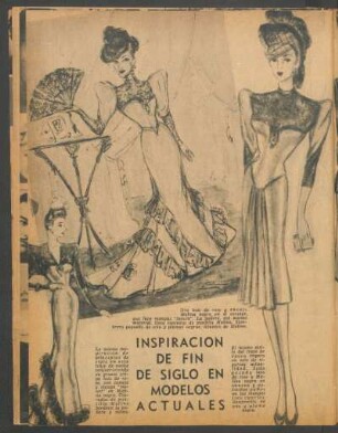 Inspiración de fin de siglo en modelos actuales