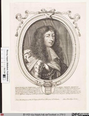 Bildnis Peter (Pedro) II., König von Portugal (reg. 1683-1706)