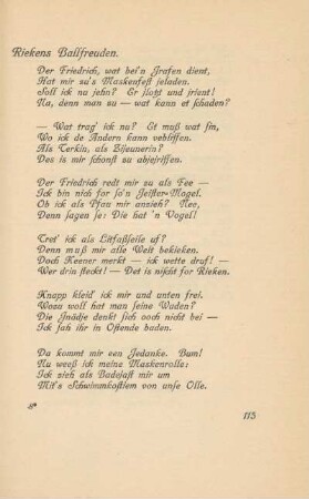 Riekens Ballfreuden