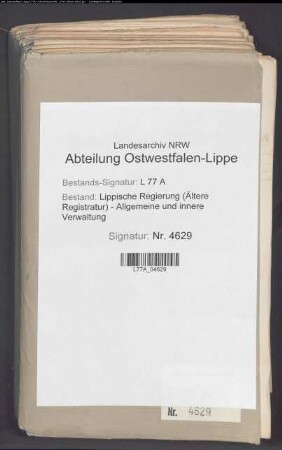 Statistische Tabellen über Gewerbe, Handel und Fabriken (Fürstentum Lippe)