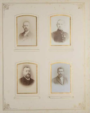 Carte de Visite-Album des Männer-Turnvereins zu Friedenau; Blatt 5