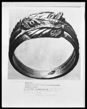 Goldener Fingerring aus Königsberg (Kreis Wittstock)