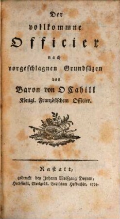 Der vollkommene Officier