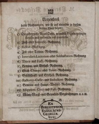 Verzeichnis.