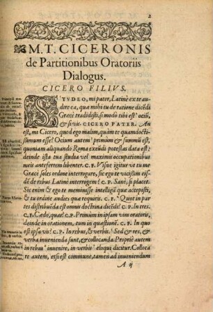 Oratoriae partitiones