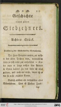 Achtes Stück