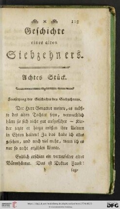 Achtes Stück