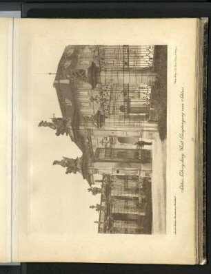 Schloss Ludwigsburg. Westl. Haupteingang zum Schloss